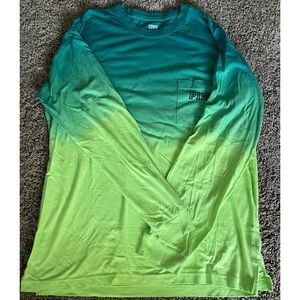 Ombré long sleeve shirt